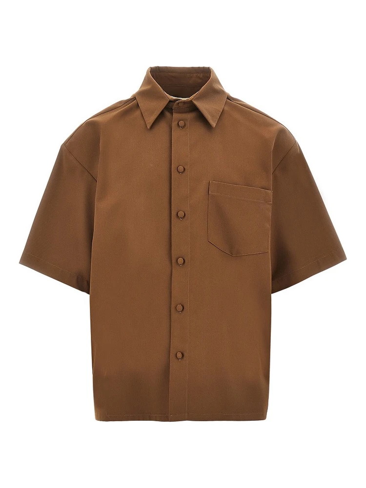 Viscose-blend Boxy Fit shirt