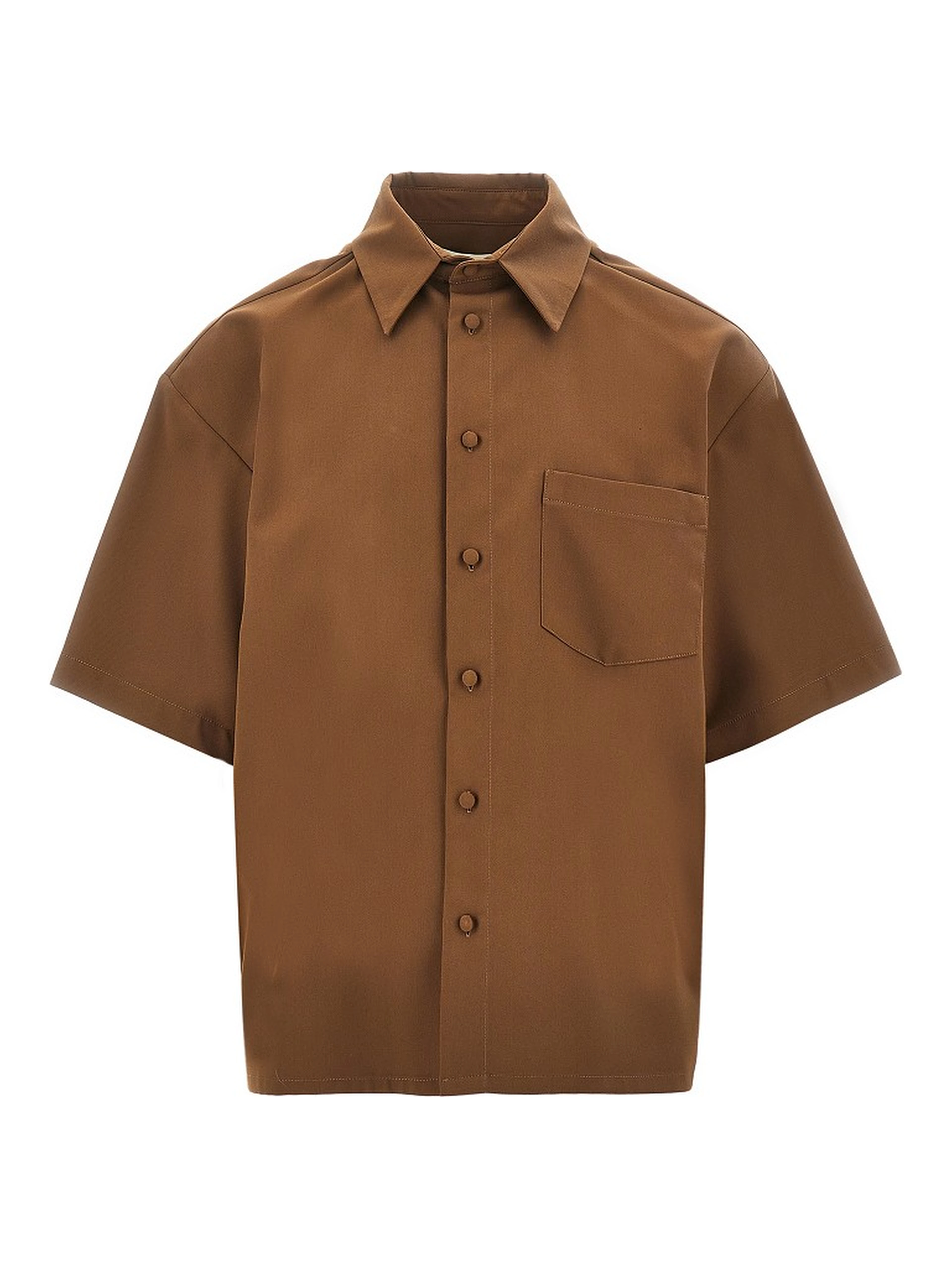 Viscose-blend Boxy Fit shirt