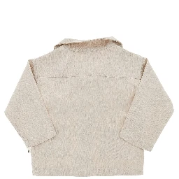Linen and cotton shirt jacket