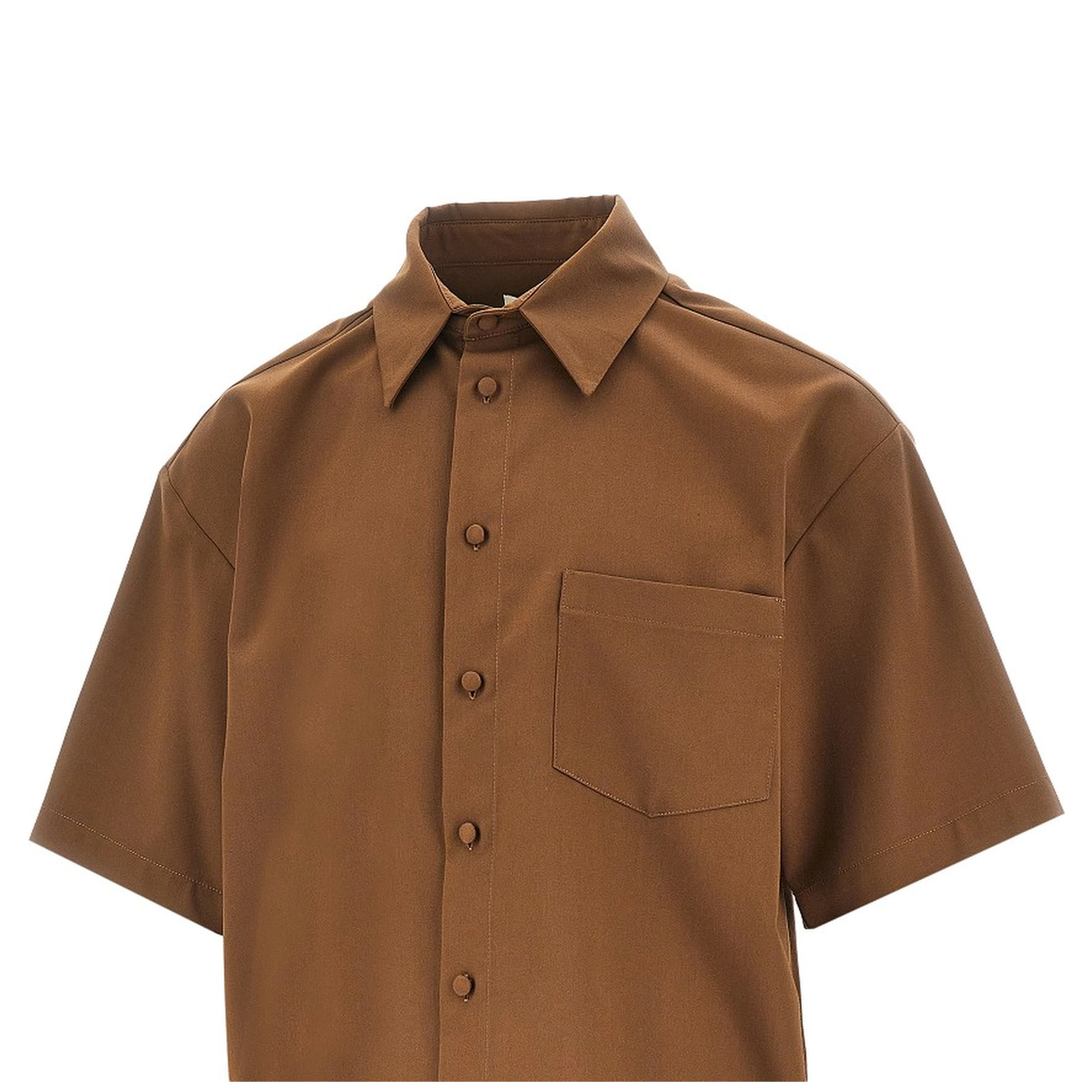 Viscose-blend Boxy Fit shirt