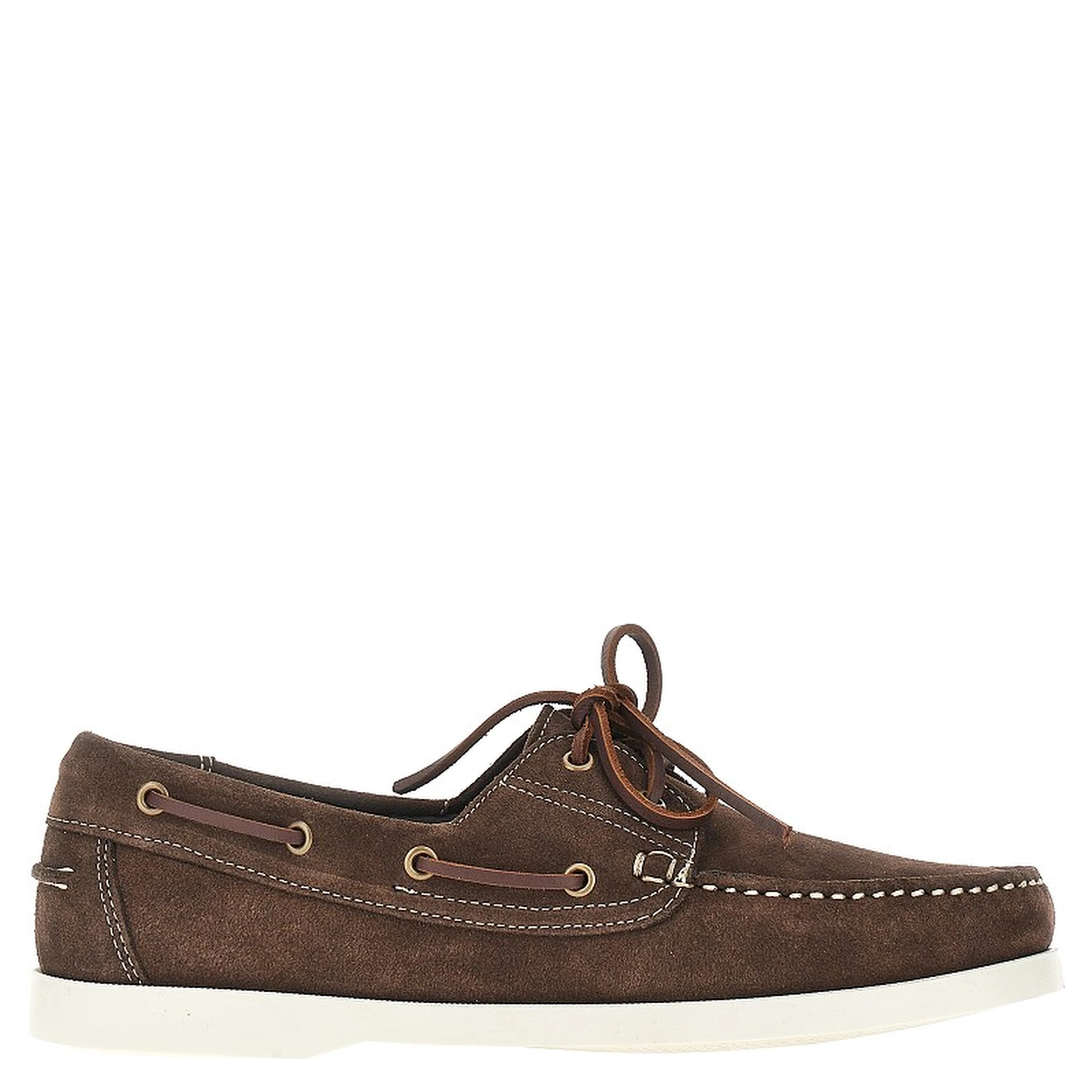 Suede leather boat shoes
