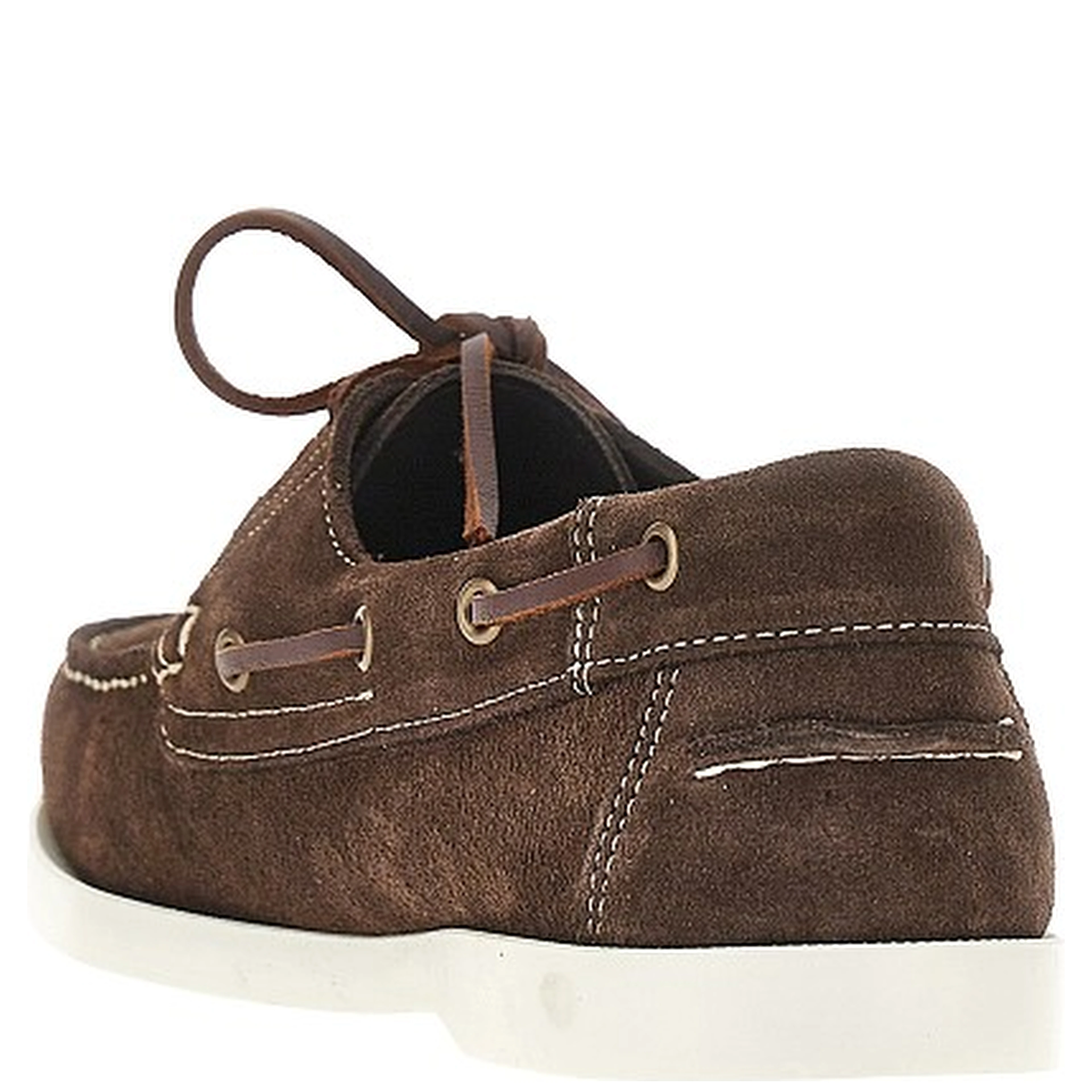 Suede leather boat shoes