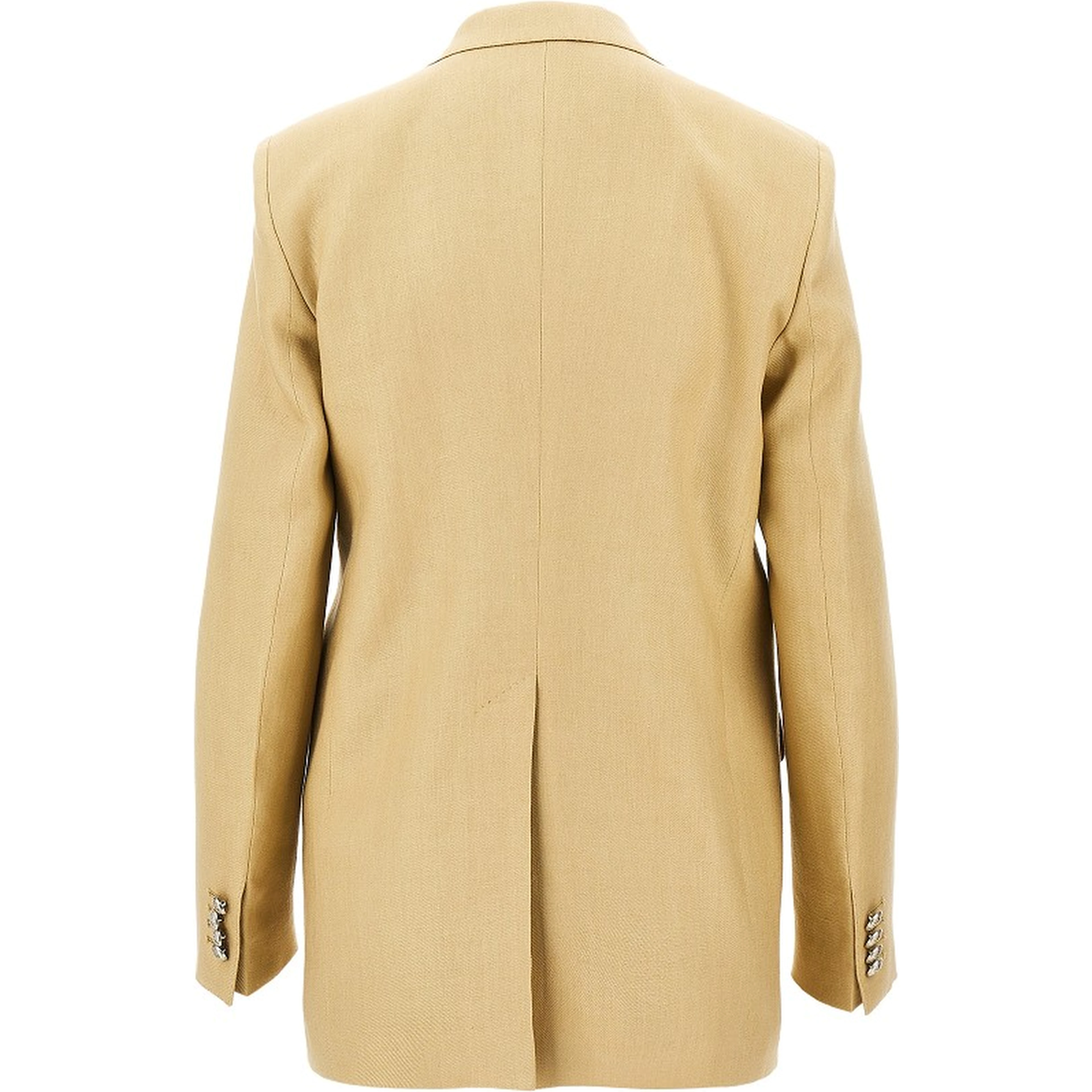 'Jasmine' double-breasted linen jacket