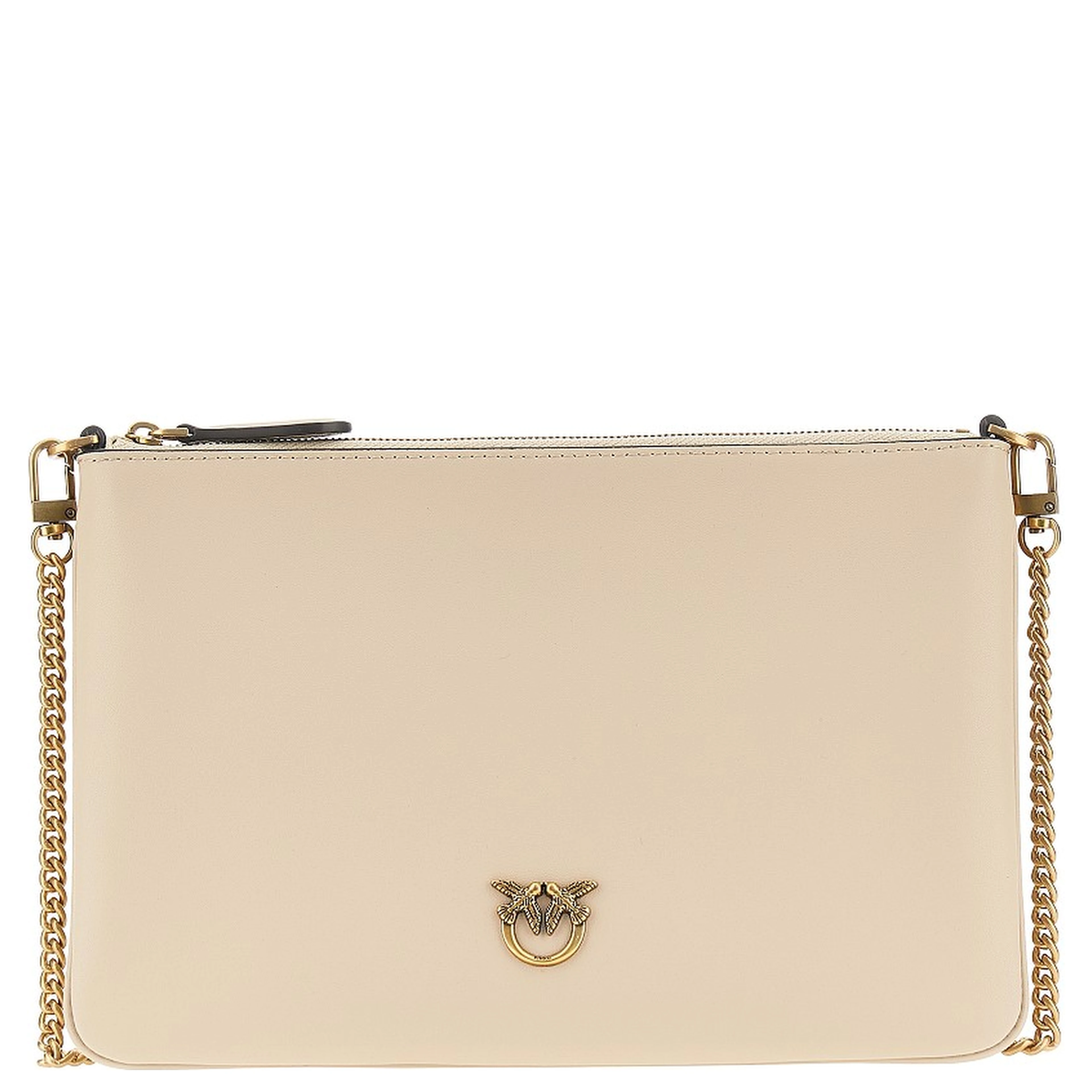 Flat Classic leather pouch