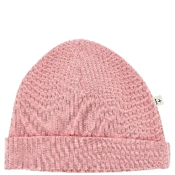 Stretch cotton jersey beanie hat