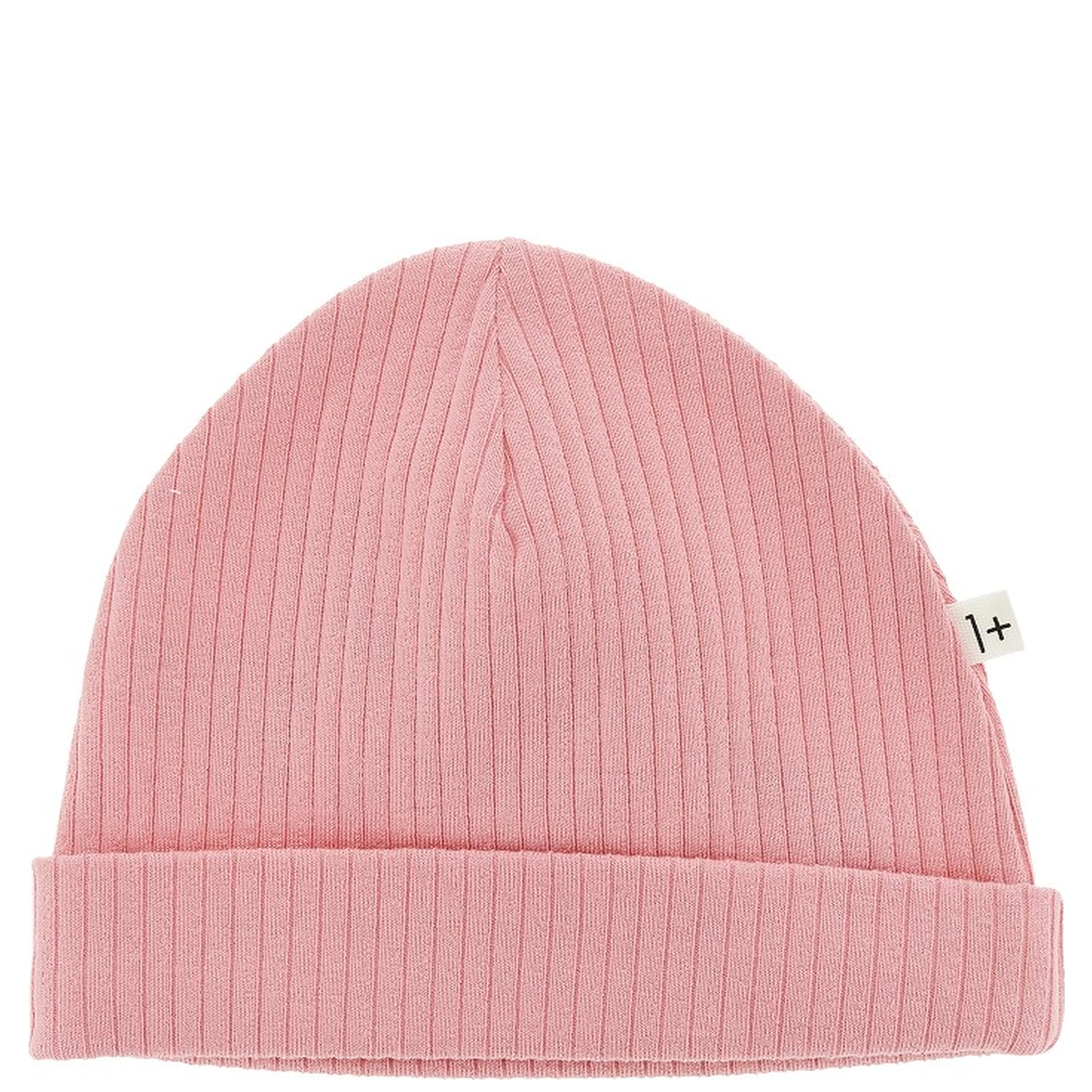 Stretch cotton jersey beanie hat