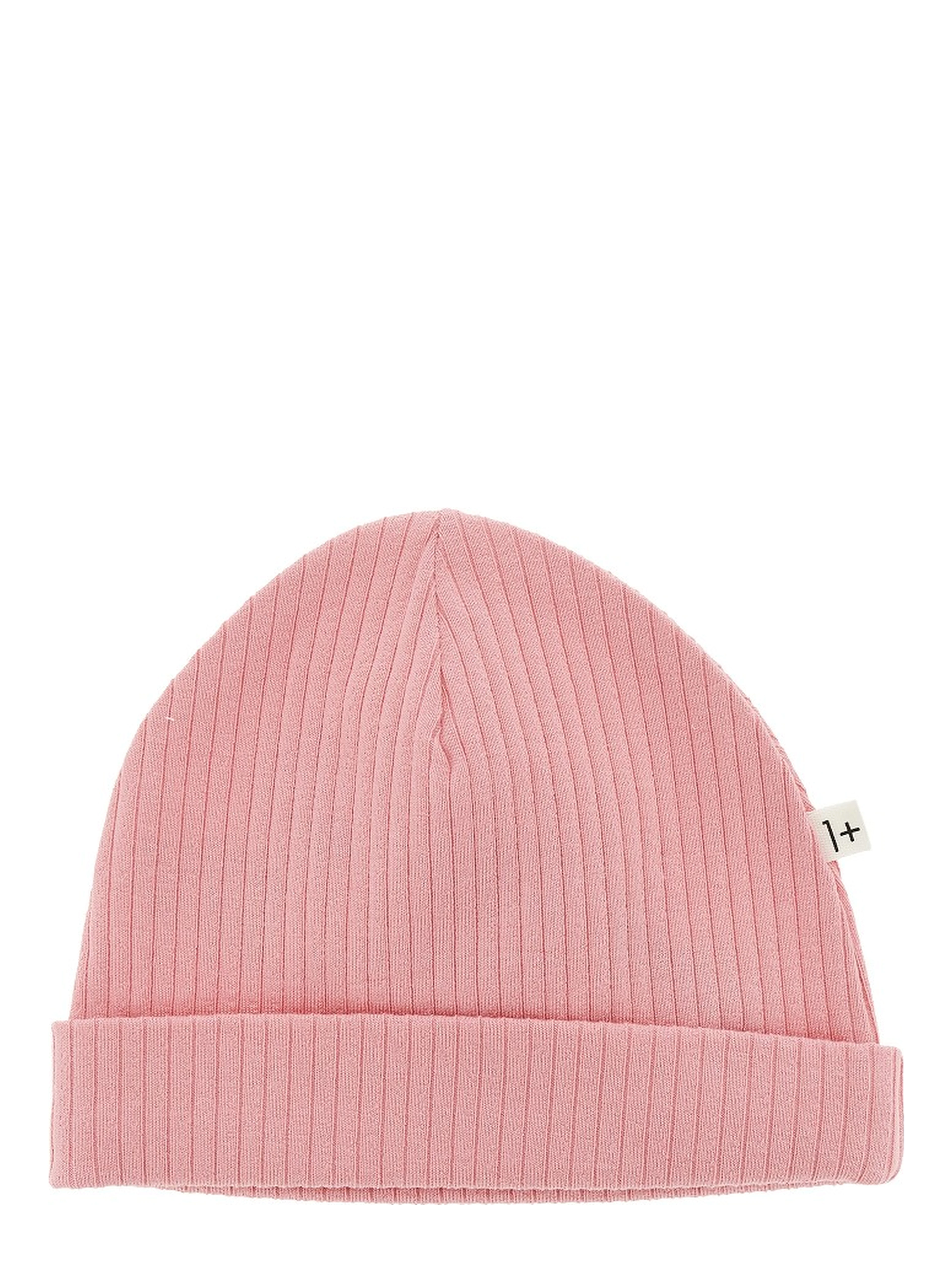 Stretch cotton jersey beanie hat