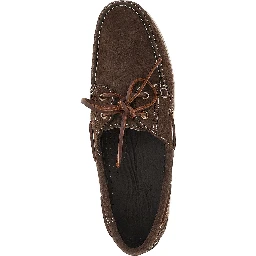 Suede leather boat shoes