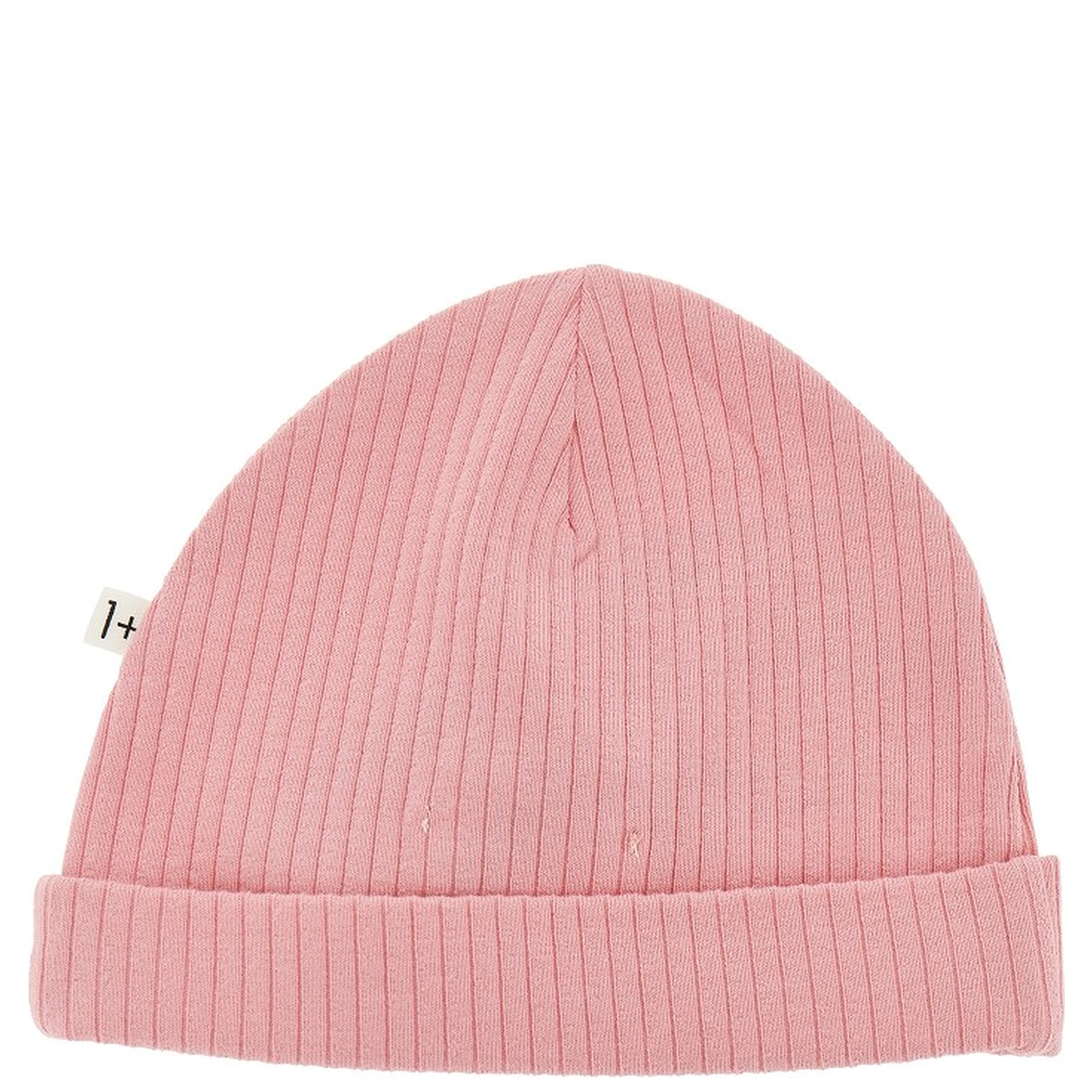 Stretch cotton jersey beanie hat