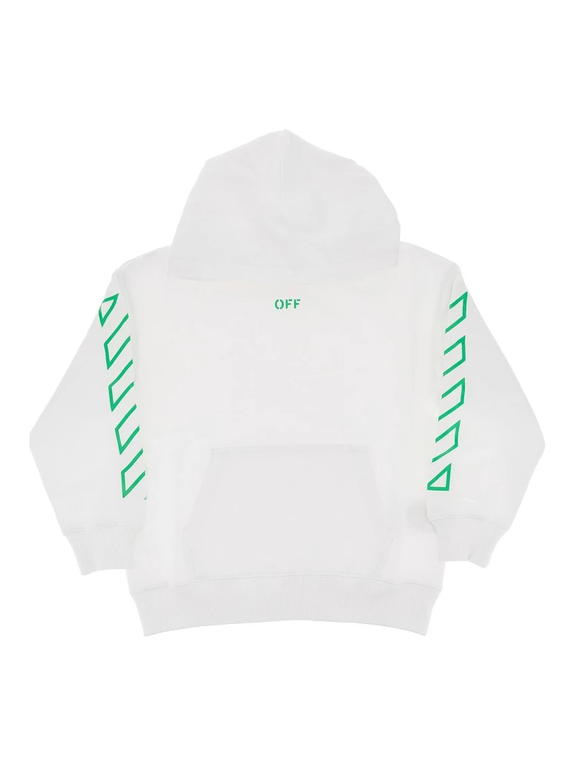 'Diag' print hoodie