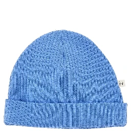 Stretch cotton jersey beanie hat