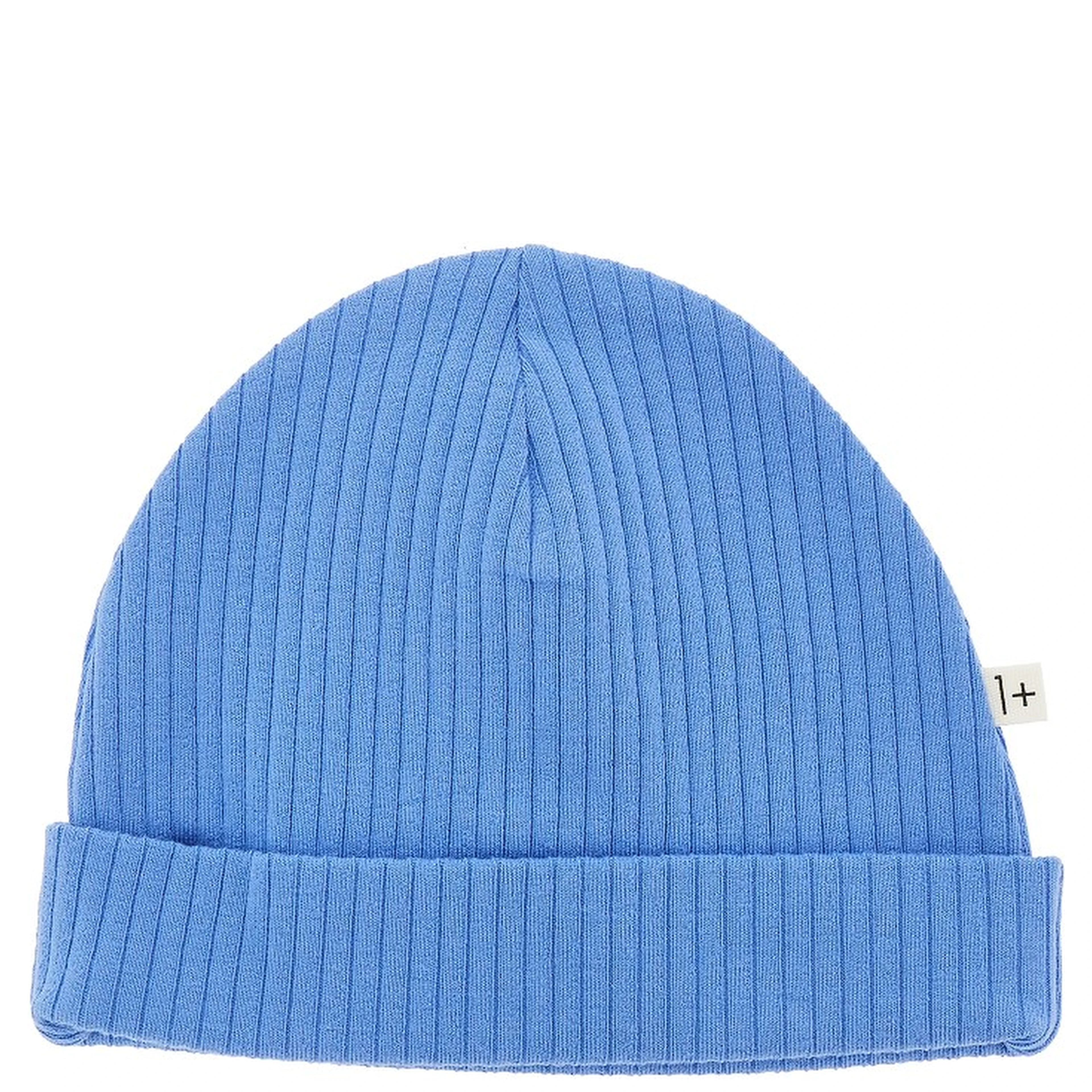Stretch cotton jersey beanie hat