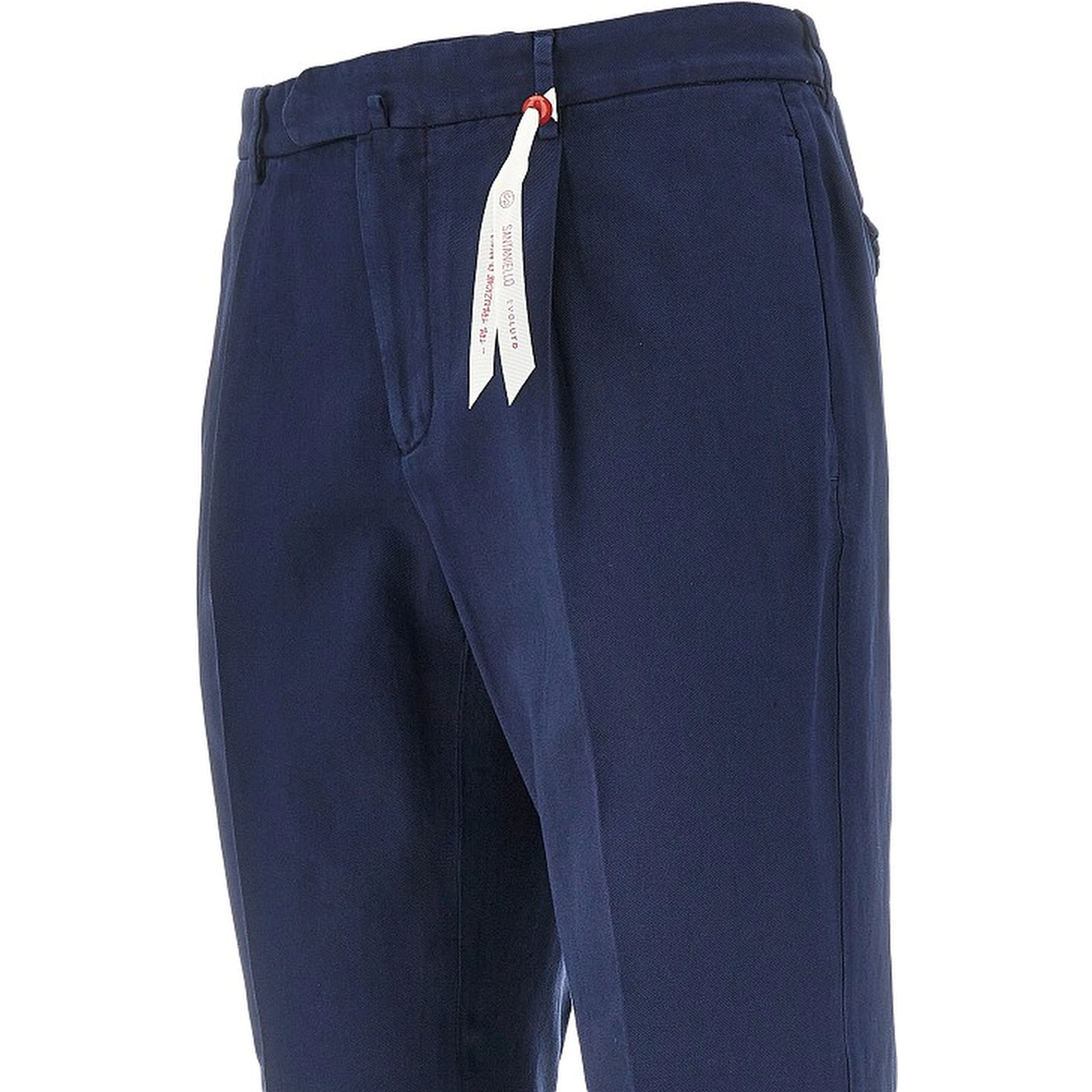 Cotton and linen 'Arechi' trousers