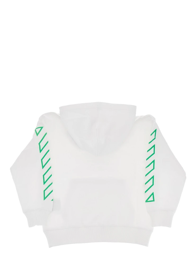 'Diag' print hoodie