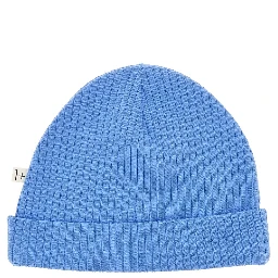 Stretch cotton jersey beanie hat