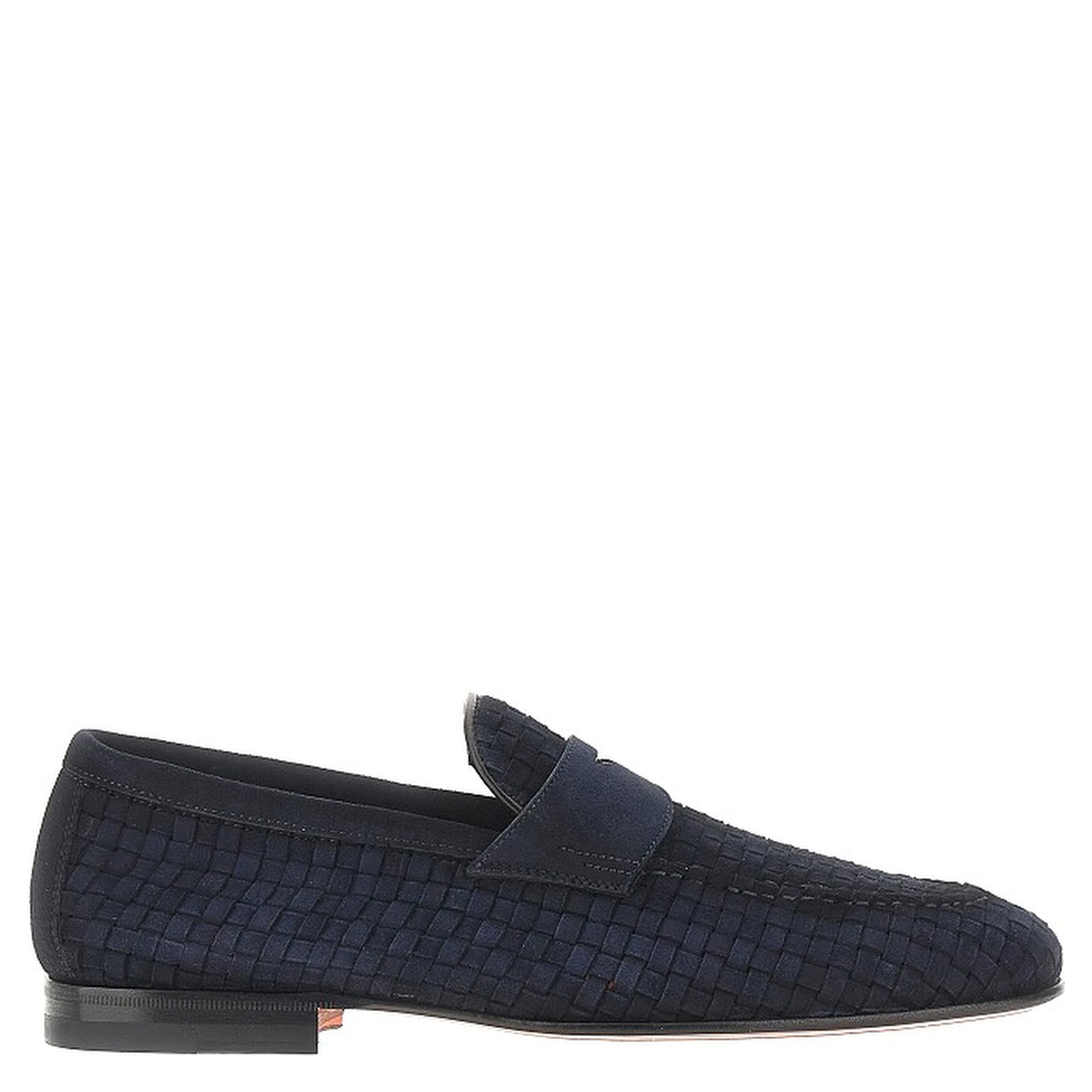 'Carlo' suede leather penny loafers