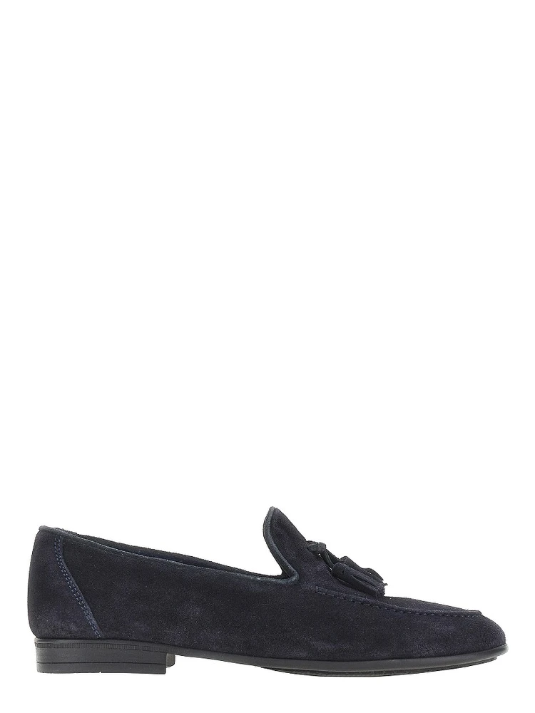 Suede leather loafers