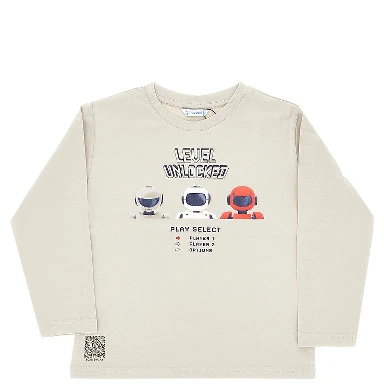 Long-sleeved T-shirt with print