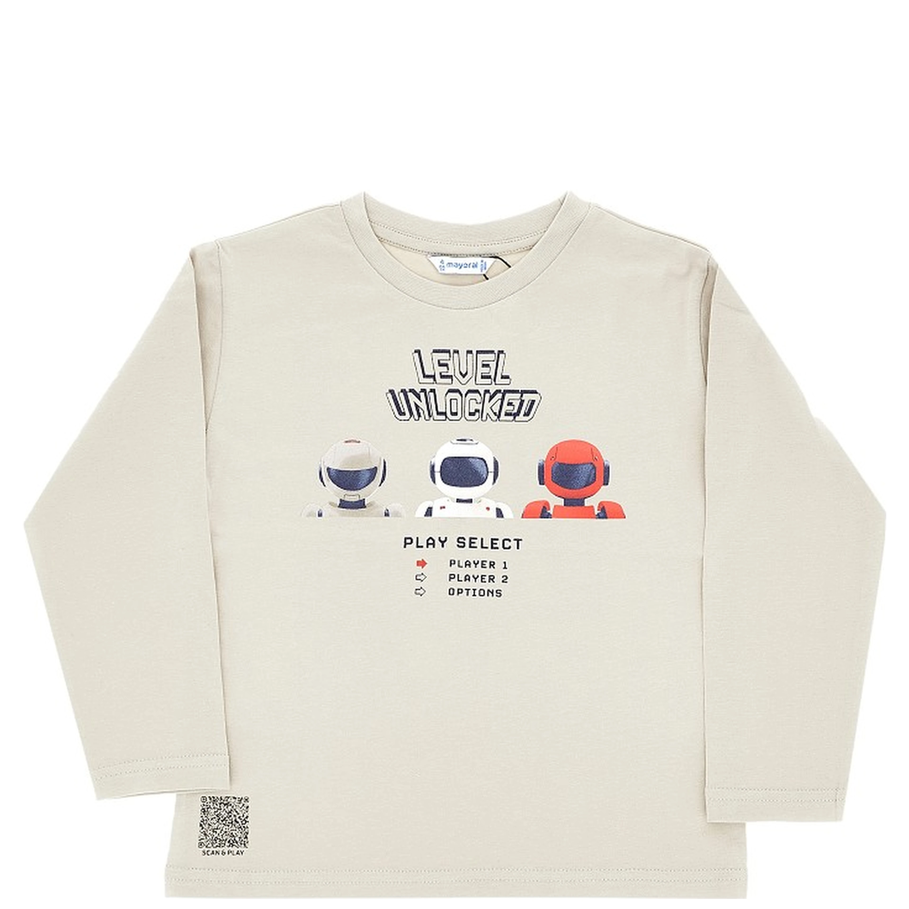 Long-sleeved T-shirt with print