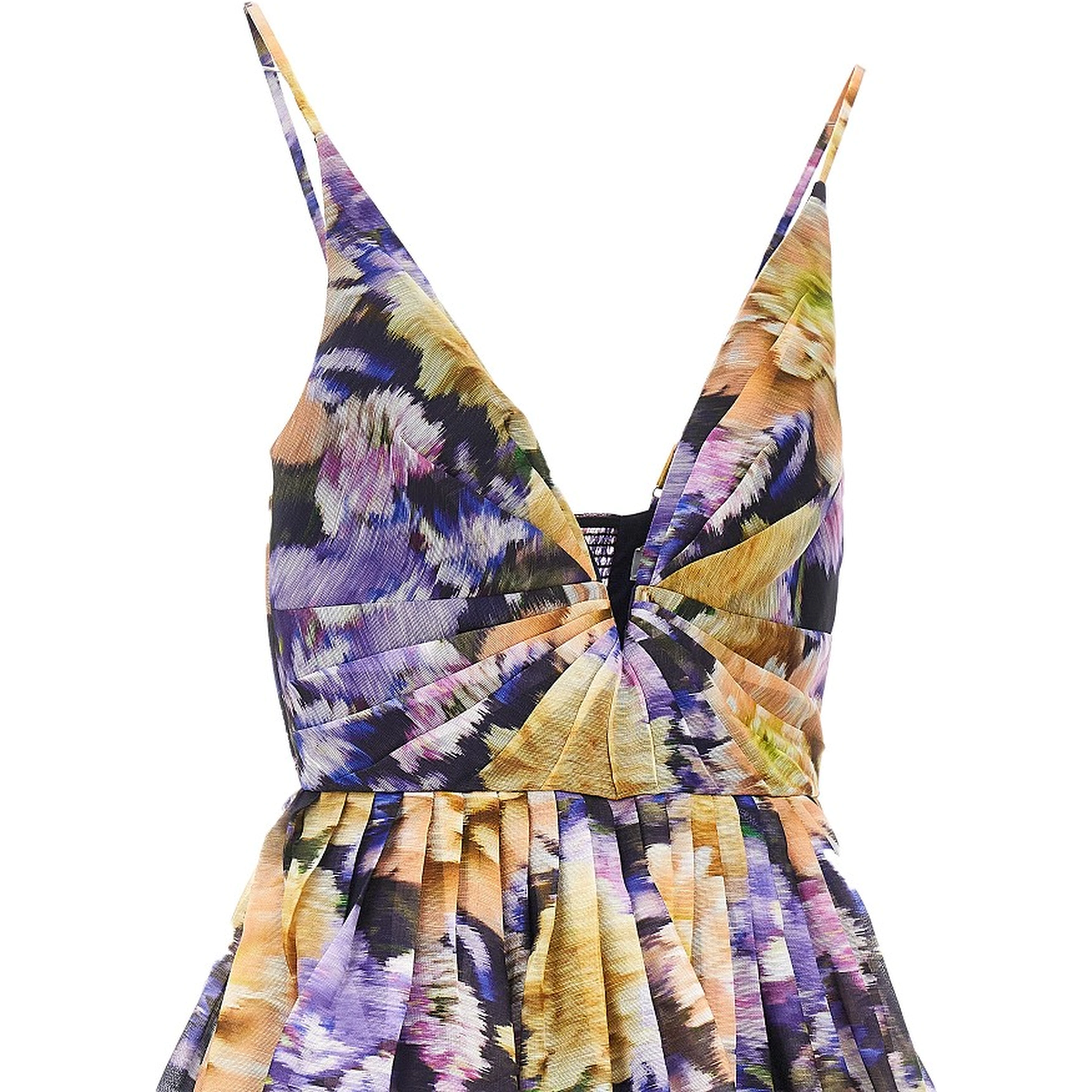 'Luna' floral organdy mini dress