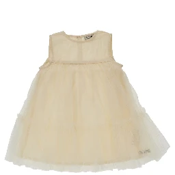 'Negina' lurex tulle mini dress
