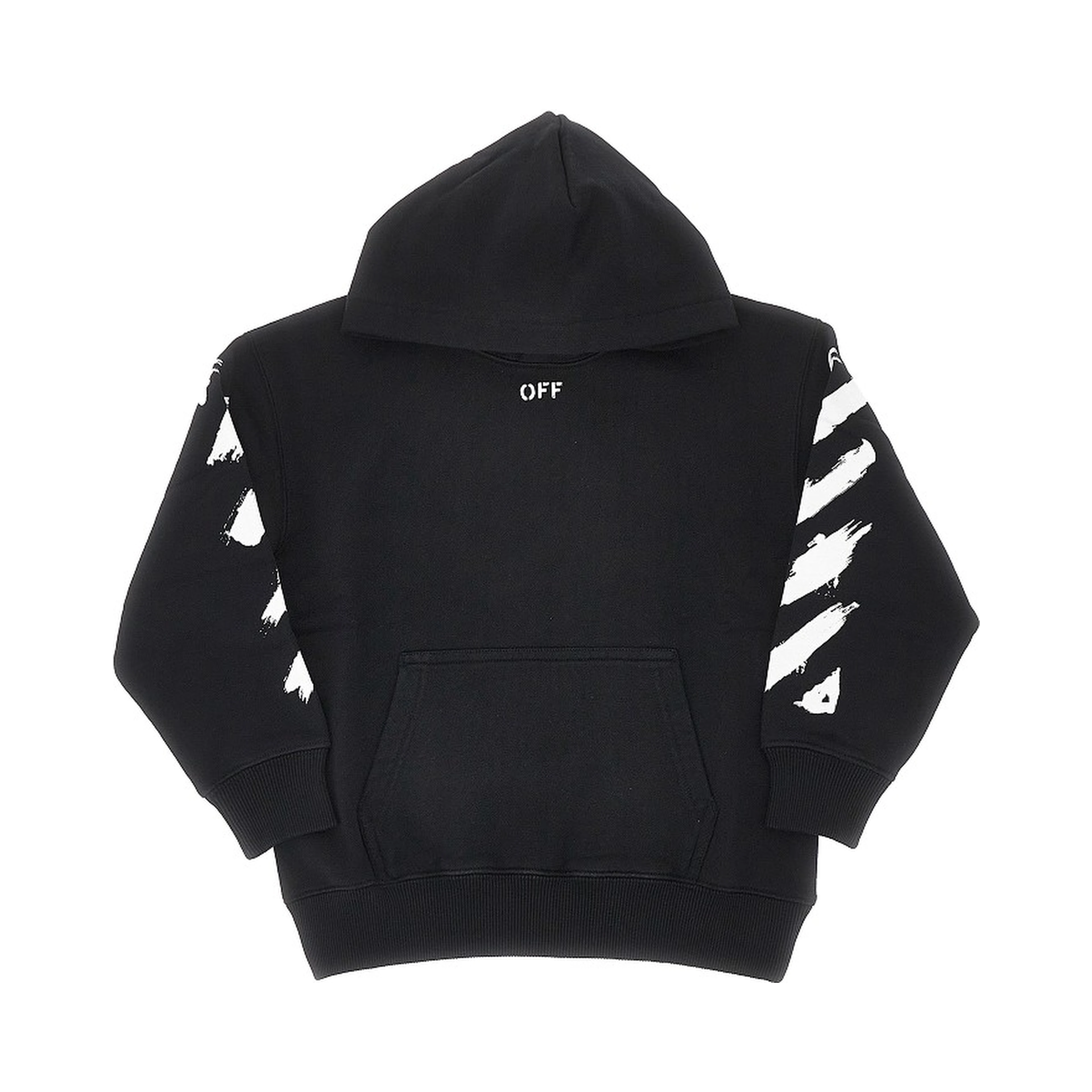 Diag Paint print hoodie