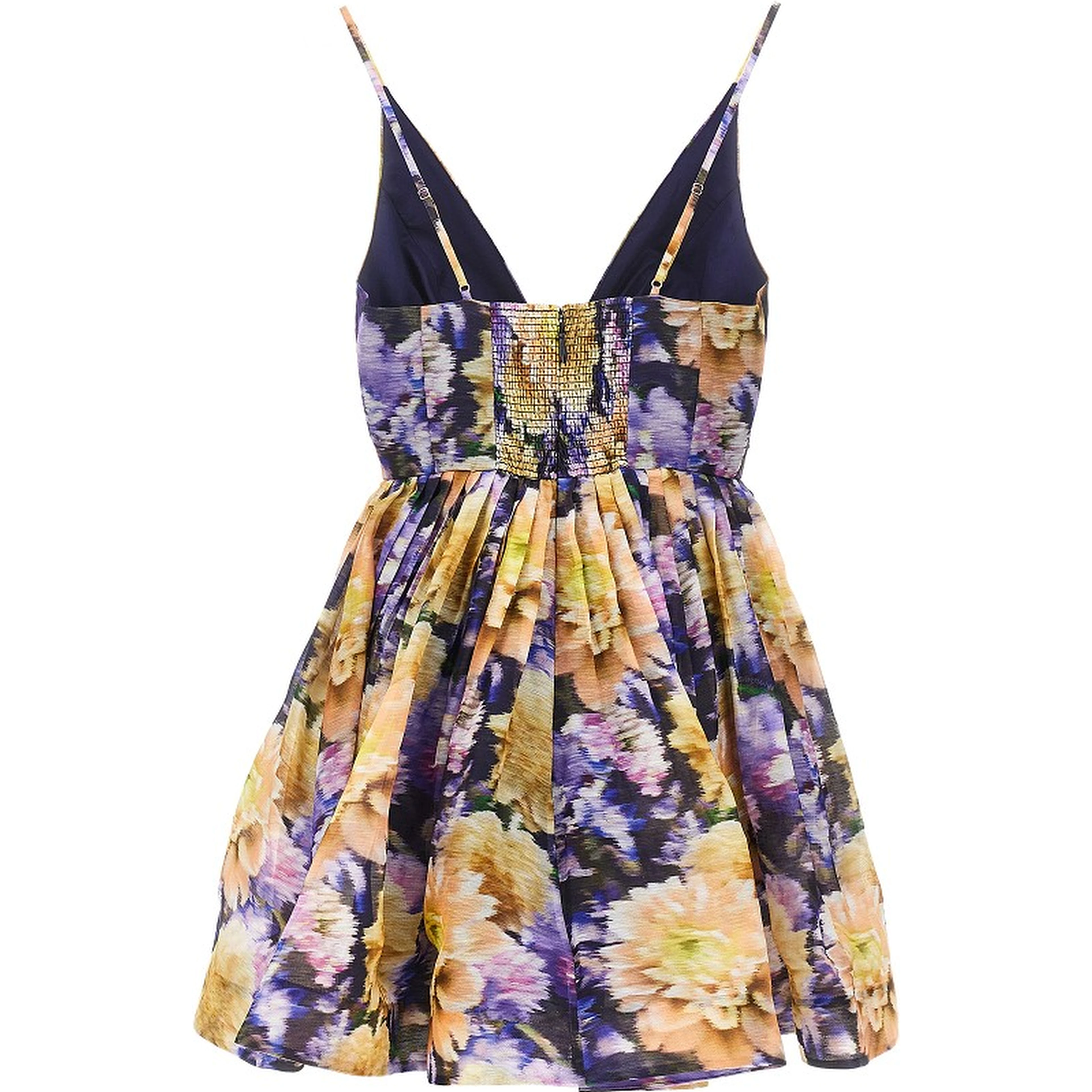 'Luna' floral organdy mini dress