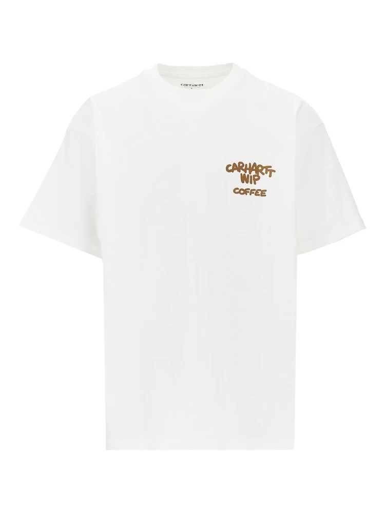 'Coffee Break' print T-shirt