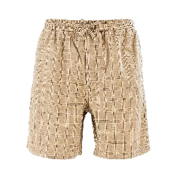 'Shift Textured' organic cotton shorts