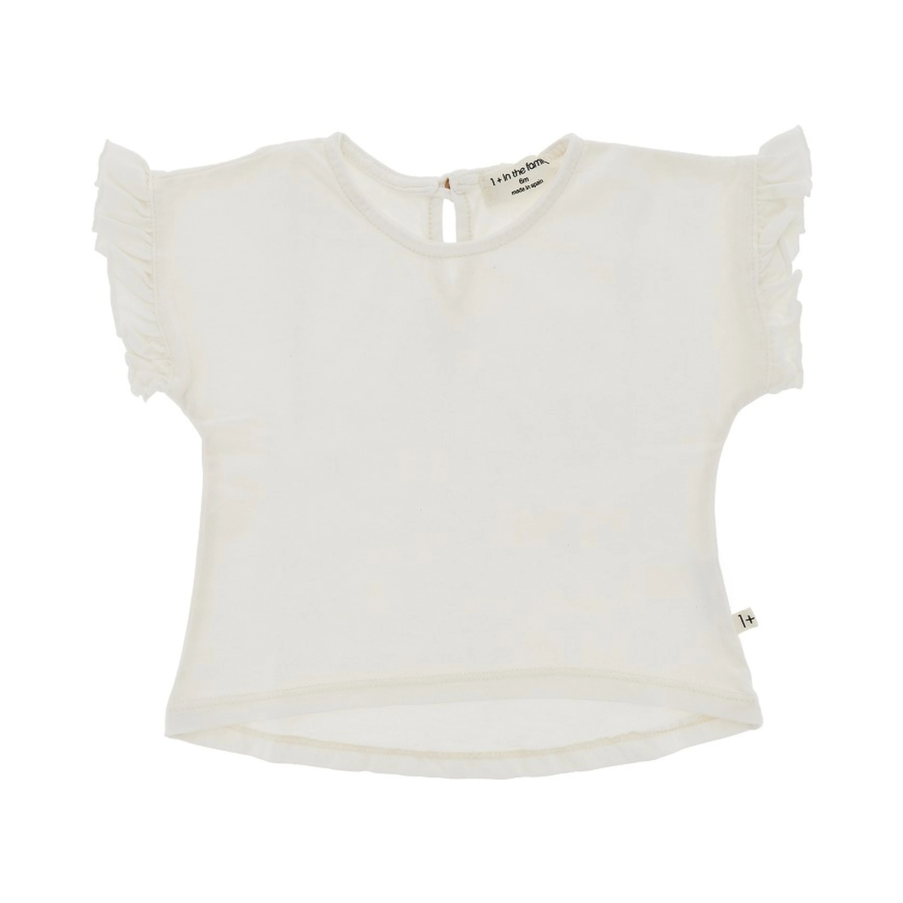 Ruffled sleeves T-shirt