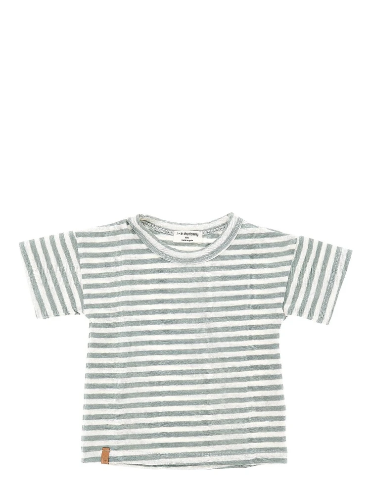 Striped linen T-shirt