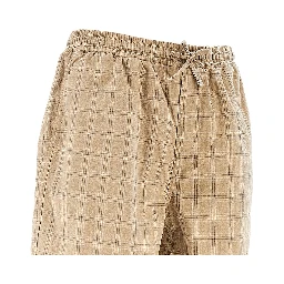 'Shift Textured' organic cotton shorts