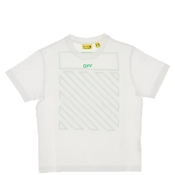 Cotton T-shirt with 'Off Diag' print