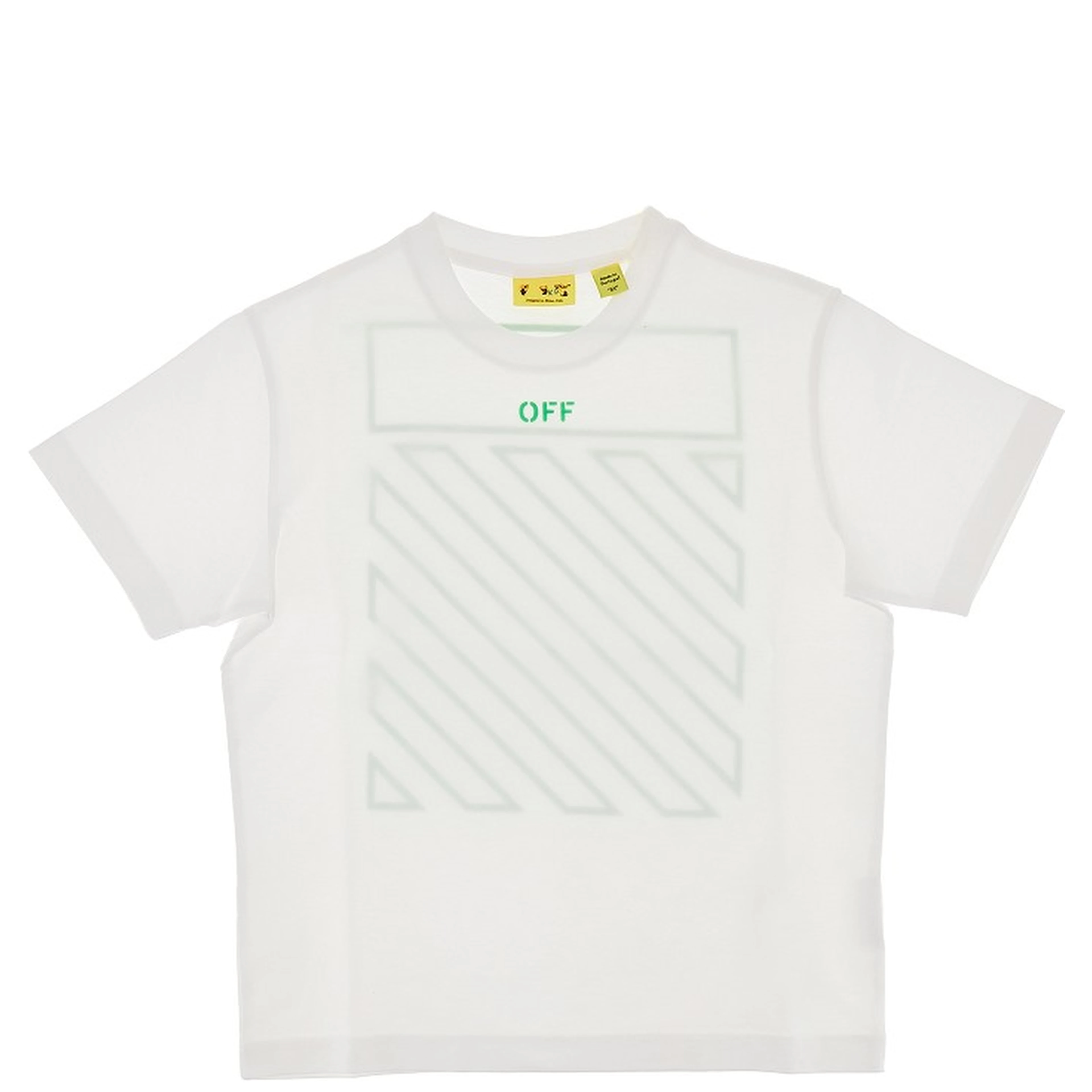 Cotton T-shirt with 'Off Diag' print
