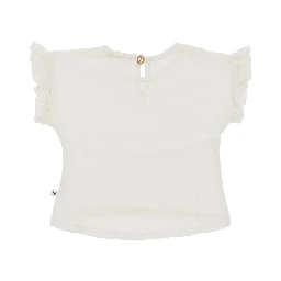 Ruffled sleeves T-shirt
