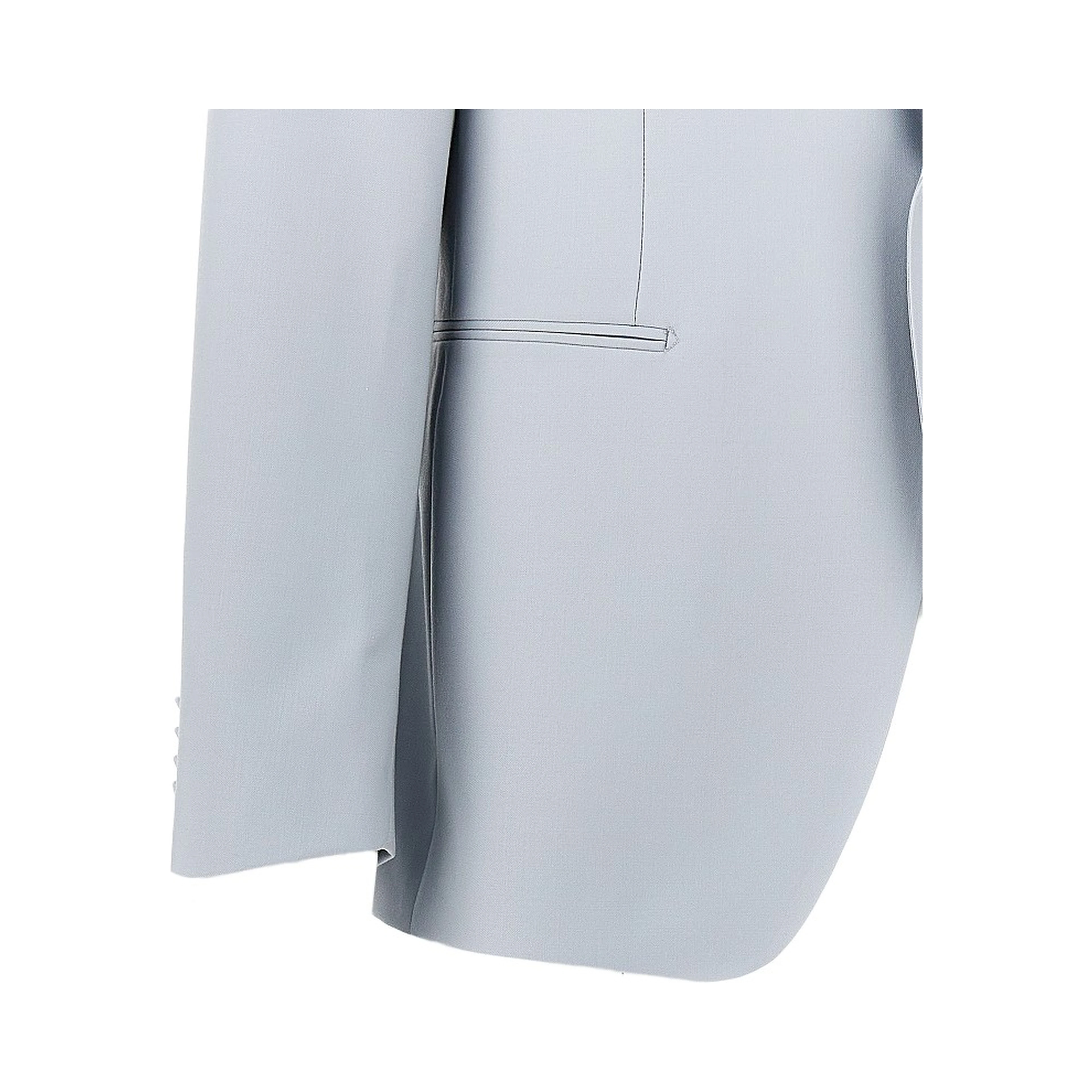Virgin wool single-breasted tailored suit