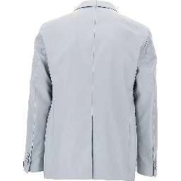 Virgin wool single-breasted tailored suit