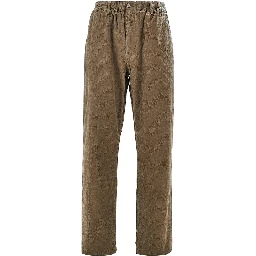 'Calm' cotton seersucker pants
