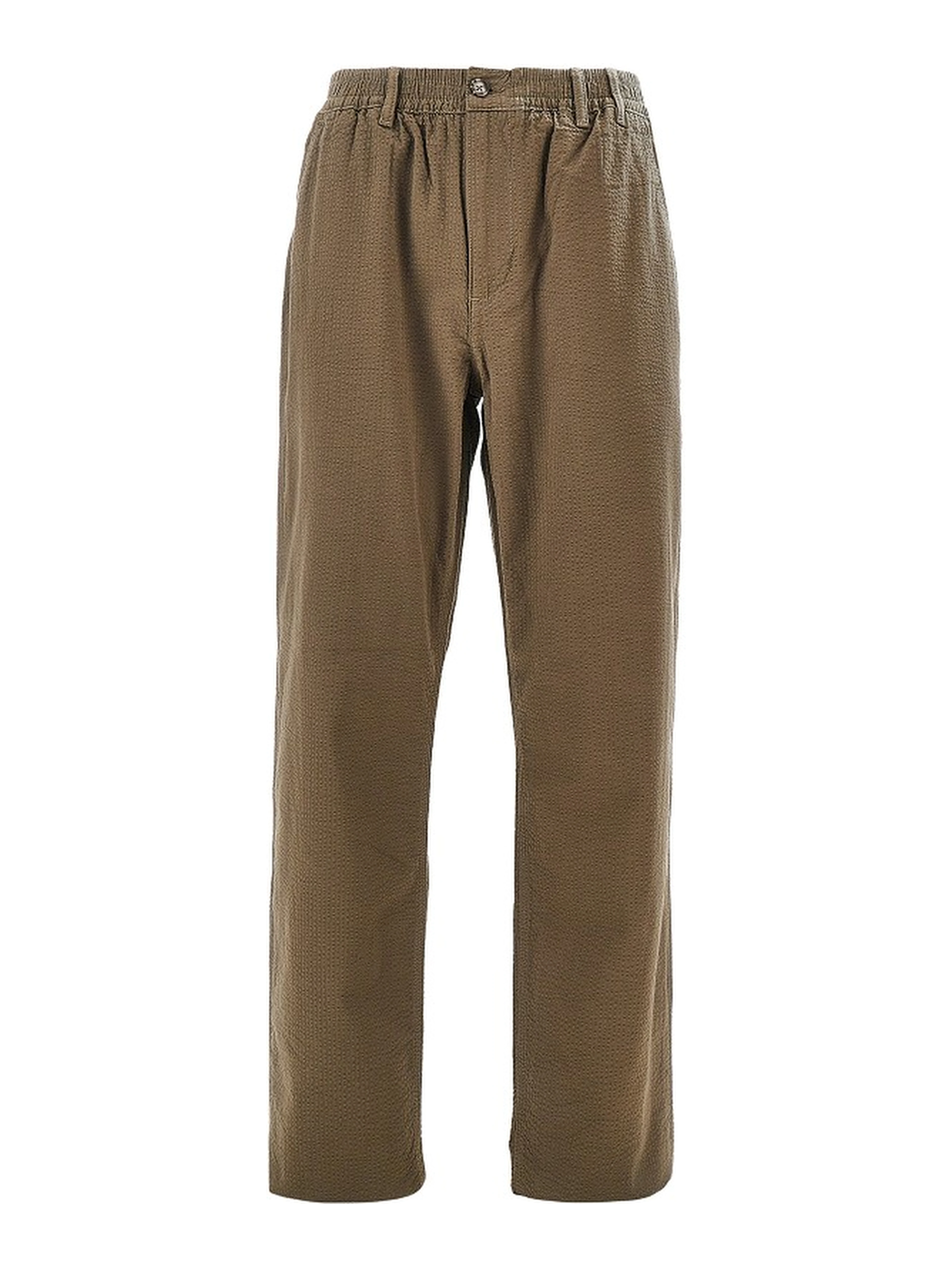 'Calm' cotton seersucker pants