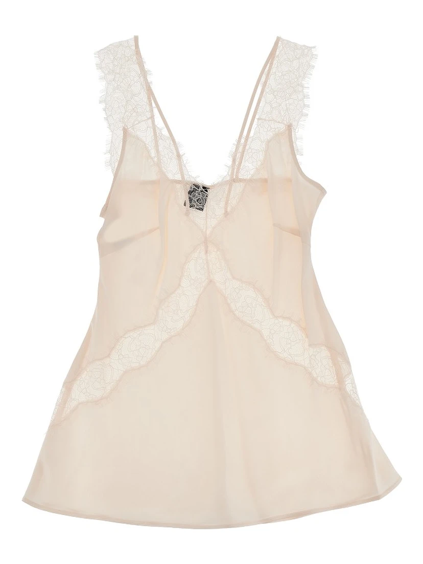 Lingerie top with lace