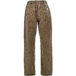 'Calm' cotton seersucker pants
