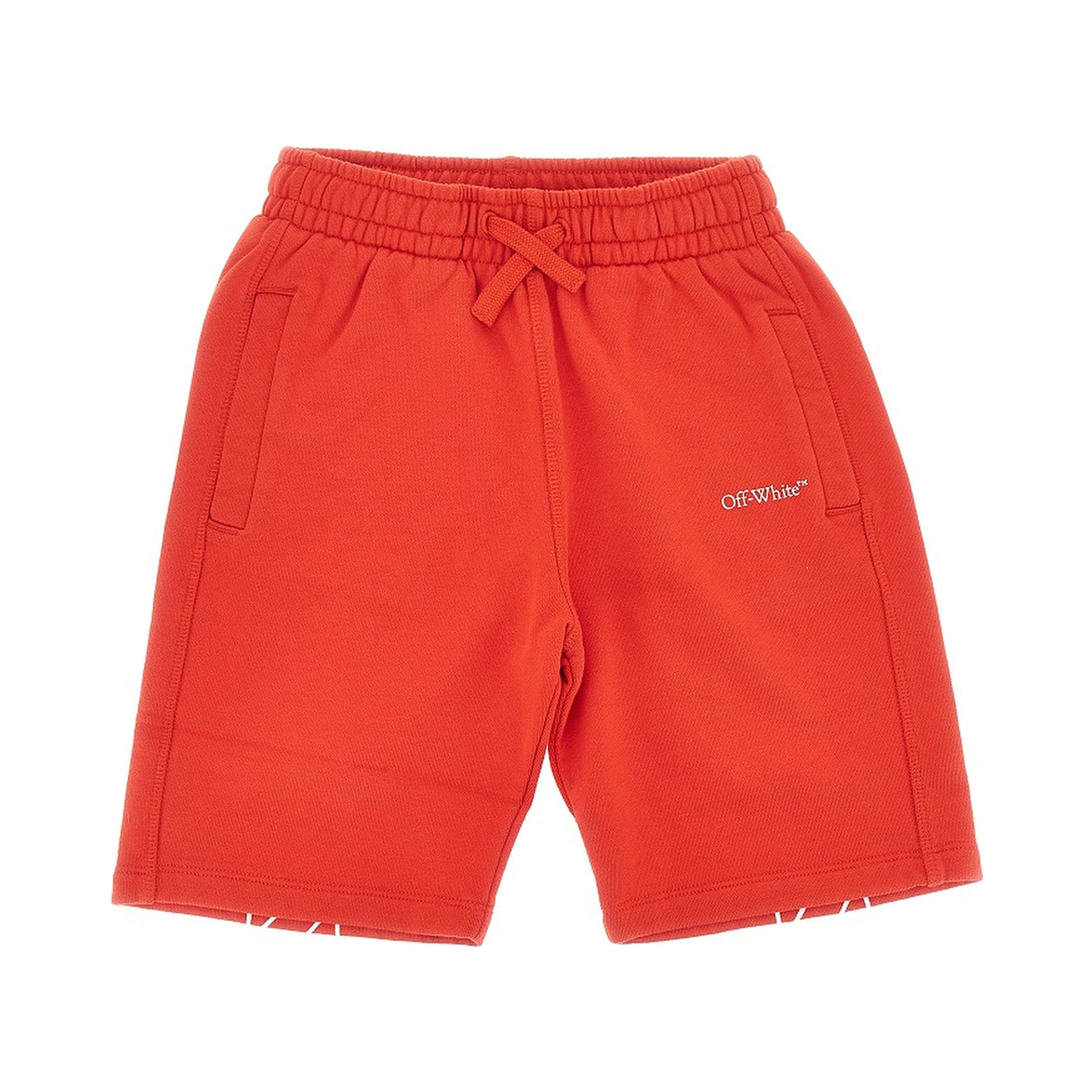 Diag print sweatshorts