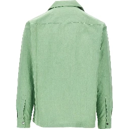 'Palm Tree' embroidered shirt