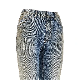 Used-effect straight leg jeans