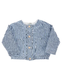 Padded denim jacket