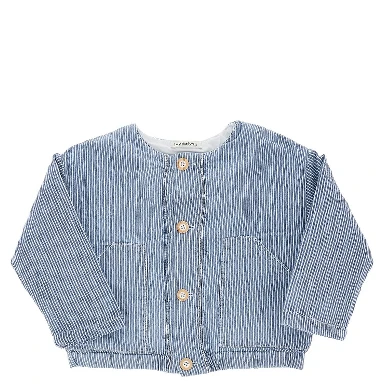 Padded denim jacket
