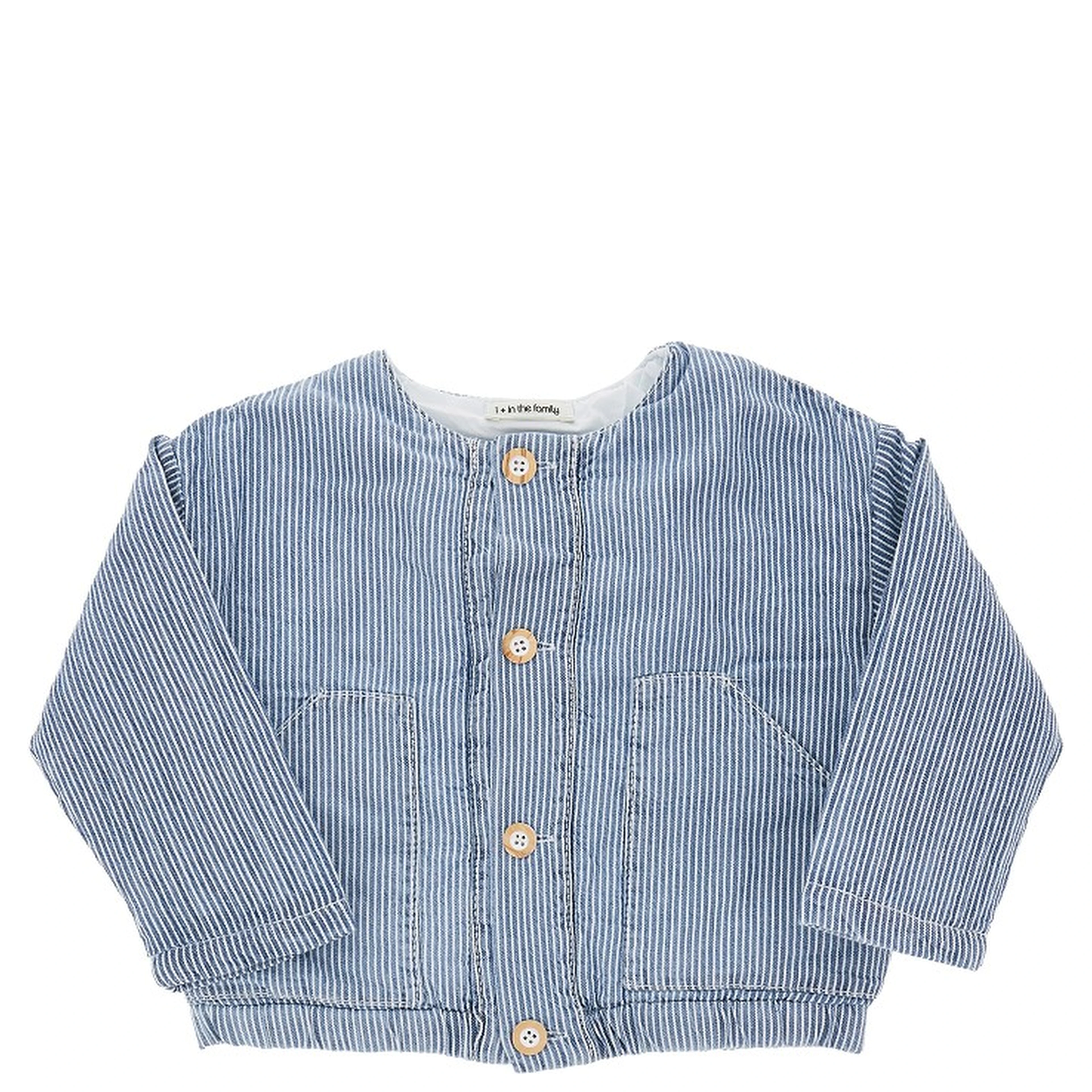 Padded denim jacket
