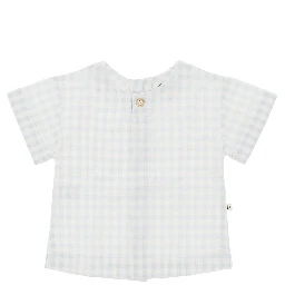 Check cotton-blend shirt