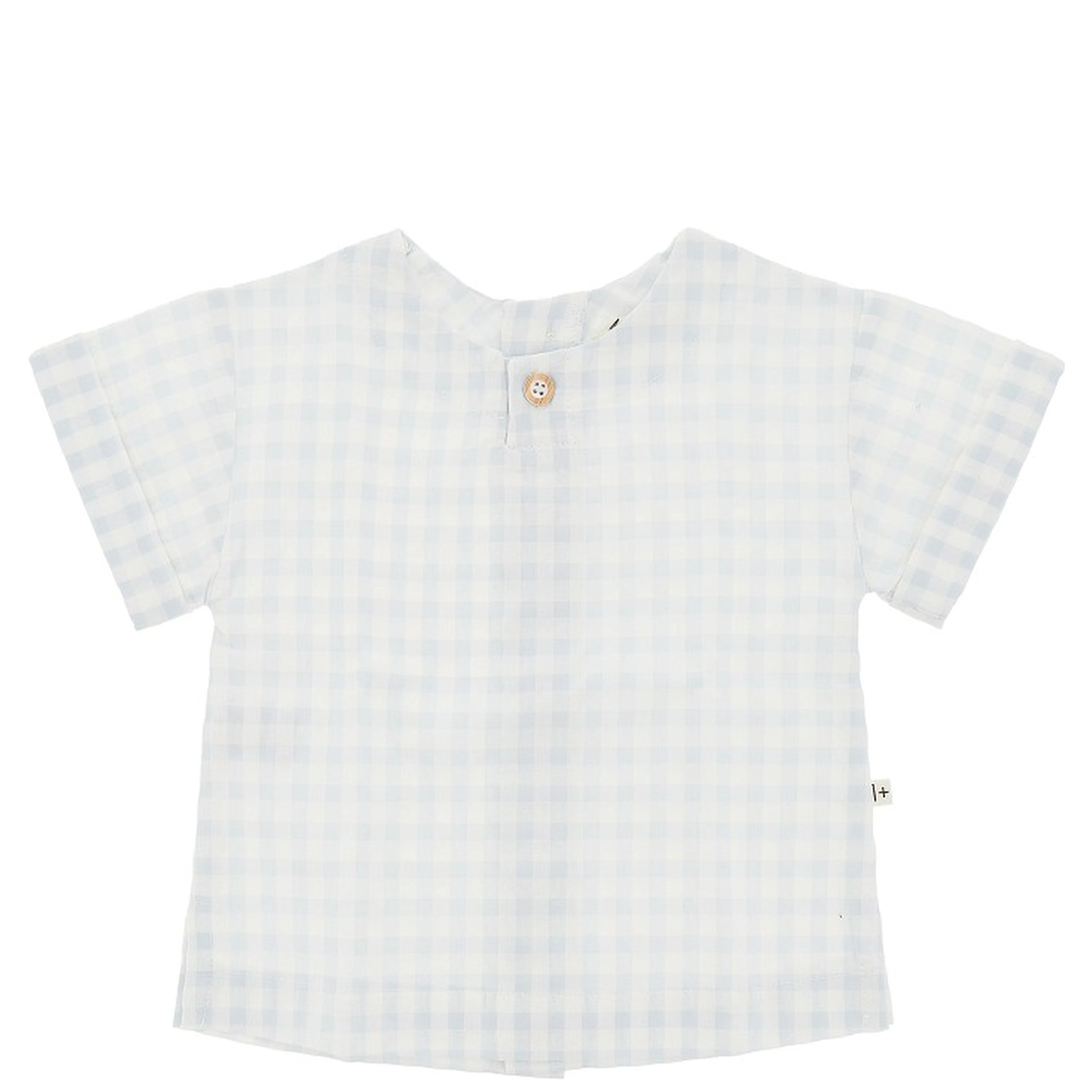 Check cotton-blend shirt
