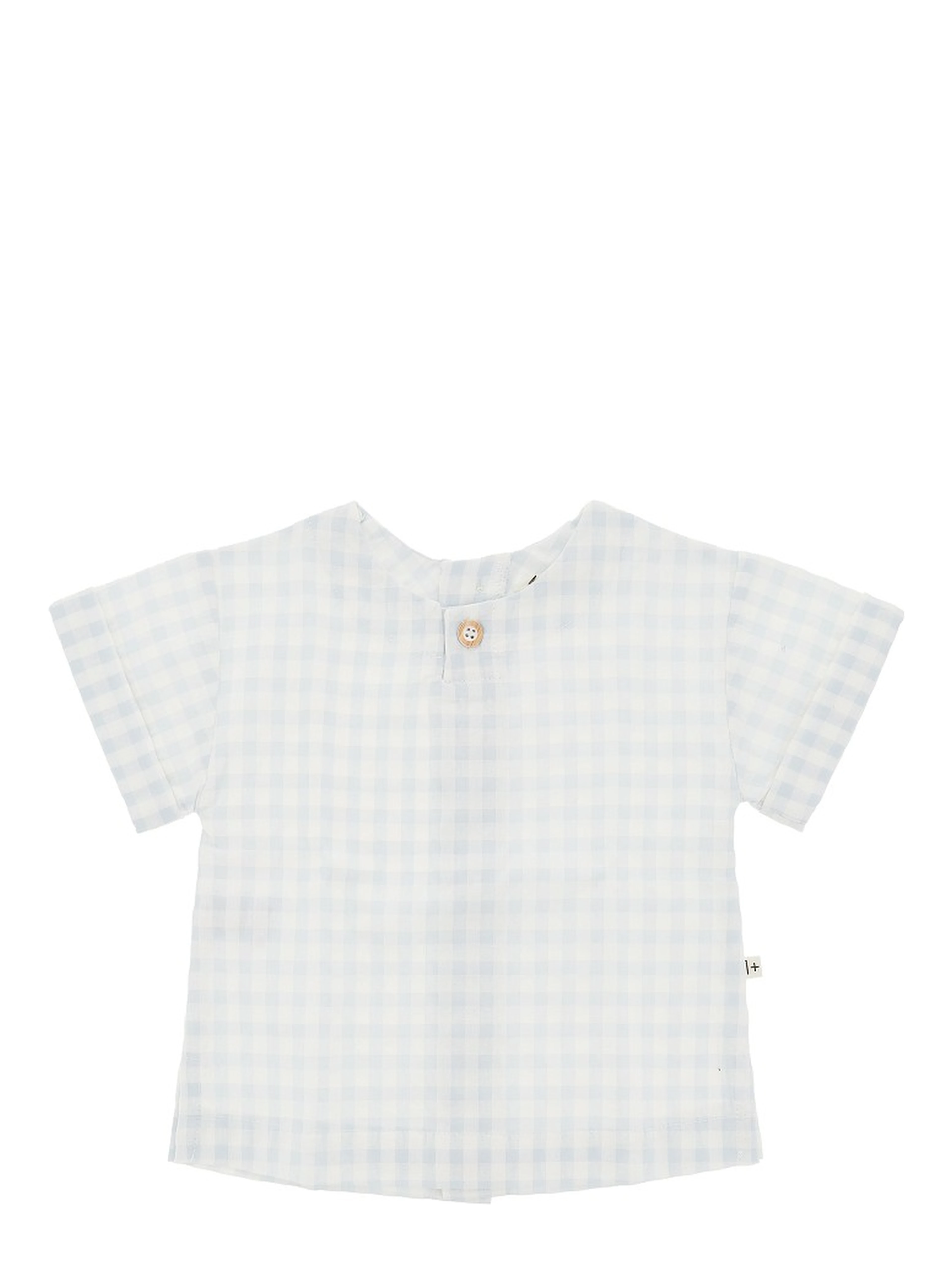 Check cotton-blend shirt